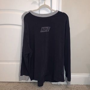 grey tag vintage nike long-sleeve/crewneck